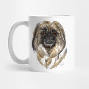 A happy Pekingese pooch Mug